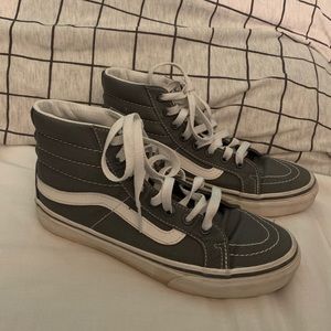 Gray High-Top Vans